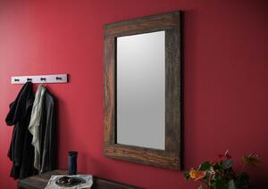 PLAIN SHEESHAM Zrcadlo 110x70 cm, palisandr