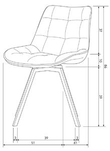 Otočná židle tonnso šedá