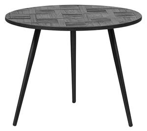 MUZZA Konferenční stolek olendo Ø 58 cm černý