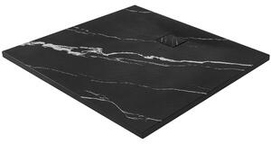 Rea Magnum čtvercová sprchová vanička 90x90 cm černá REA-K7008