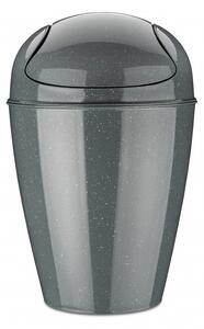 DEL S odpadkový koš s odklápěcím víkem 5l šedý Organic KOZIOL (barva-šedá Organic)
