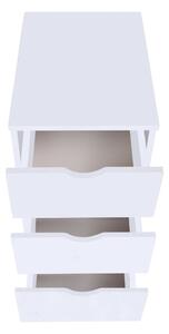 Komoda se zásuvkami - bílá | 33x45x60 cm