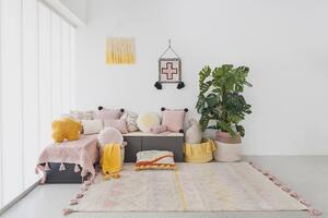 Pratelný koberec tecalzo 140 x 200 cm růžový