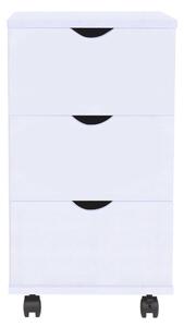 Komoda se zásuvkami - bílá | 33x45x60 cm