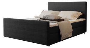 Čalouněná postel boxspring SICALA, 120x200, safira