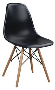 Set jídelních židlí FIORE, 47x81x53, černá