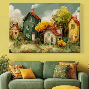 Obraz na plátně - Na Lipovém vršku FeelHappy.cz Velikost obrazu (šířka x výška): 60 x 40 cm
