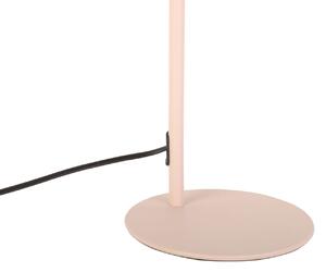 Stolní lampa Shell světle růžová Leitmotiv (Barva - světle růžová matná, kov)