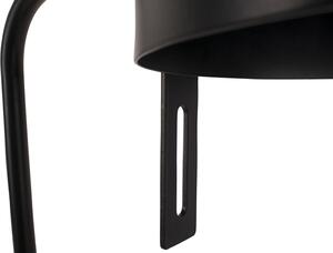 Stolní lampa Shell černá Leitmotiv (Barva - černá matná, kov)