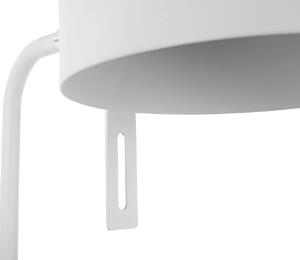 Stolní lampa Shell bílá Leitmotiv (Barva - bílá matná, kov)