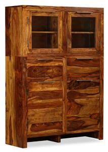 Příborník - masivní sheeshamové dřevo | 100x35x140 cm