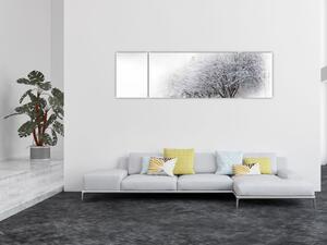 Obraz - Zimní alej (170x50 cm)