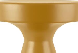 Odkládací stolek Solid 30 cm hořčicově žlutá Leitmotiv (Barva - hořčicově žlutá, kov)