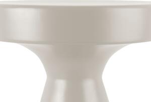 Odkládací stolek Solid 30 cm slonová kost Leitmotiv (Barva - slonová kost, kov)