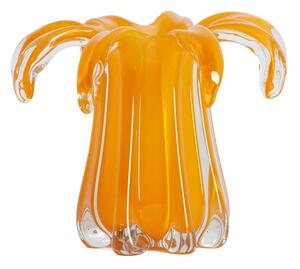 Oranžová skleněná váza (výška 17 cm) Avenia – Light & Living