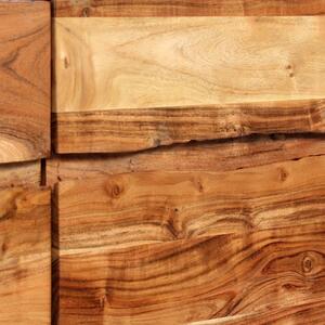 Příborník z masivního dřeva z vyřezávanými dvířky | 160x40x75 cm