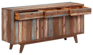 Příborník z masivního dřeva - vintage | 145x40x75 cm