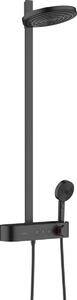 Hansgrohe Pulsify S - Showerpipe 260 2jet s termostatem ShowerTablet Select 400, černá matná, HAN-24240670