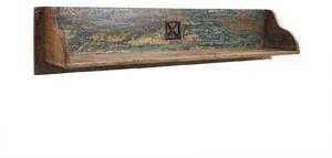 OLDTIME Nástěnný regál 116x24 cm, staré dřevo