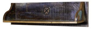 OLDTIME Nástěnný regál 85x24 cm, staré dřevo