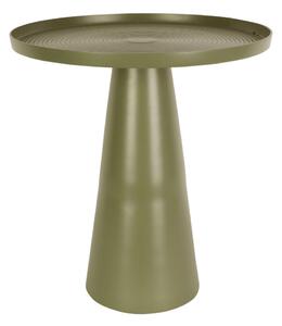 Odkládací stolek Force M 43x40 cm mechově zelený Leitmotiv (Barva - mechově zelená, hliník)