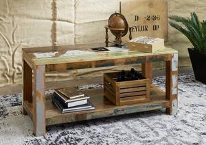 OLDTIME Konferenční stolek 110x50 cm, staré dřevo