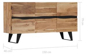 Příborník - masivní mangovníkové dřevo | 150x40x79 cm
