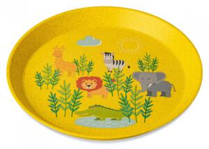 Africa dětský talíř 20,5cm žlutý Organic bio-circular KOZIOL (Barva-žlutá Organic bio-circular)