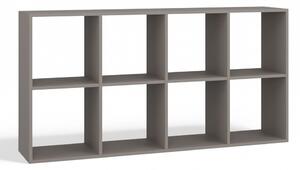TP Living Regál Malax 2x4 147 cm caffe latté