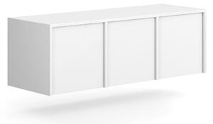 Nástavba pro skříně FRAME, 3x dveře, 1299 x 450 x 427 mm, PUSH-lock, bílá