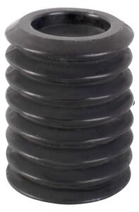 Svíčka Layered Circles M 10 cm černá Present Time (Barva- černá)