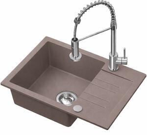 Ruvetti Cooksy Chef dřezy s baterií béžová/ocel LPCC6244BESE