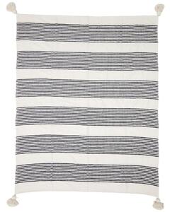 Přehoz Black Stripes 150x125 cm