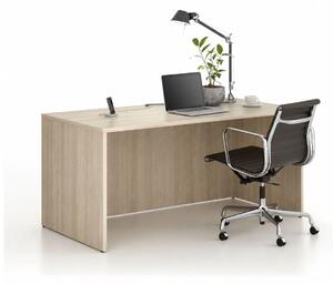 Kancelářský psací stůl FRAME, 160x80 cm, dub přírodní