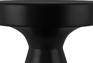 Odkládací stolek Solid 30 cm Leitmotiv (Barva - černá, kov)