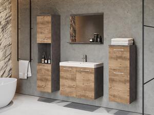 Koupelnový nábytek Megi I, Barva: matera / breslau kaštan, Sifon k umyvadlu: ne, Baterie: ne 5903211456336