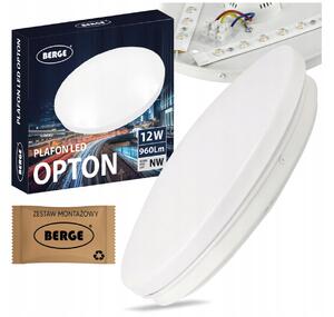 BERGE Přisazený LED stropní panel 12W 860lm kulatý SZ