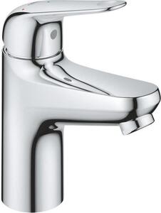 Umyvadlová baterie GROHE Swift, chrom, velikost S, pívod studené vody, úsporná, odtoková souprava Clic Clac
