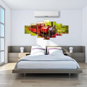 Obraz parního vlaku (210x100 cm)