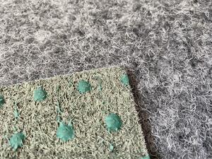 Betap koberce AKCE: 260x150 cm Šedý travní koberec Wembley - Spodní část s nopy (na pevné podklady) cm