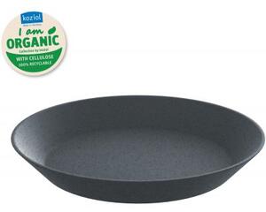 Polévkový talíř 24 cm Connect tmavě šedý Organic KOZIOL (barva-organic tmavě šedá)