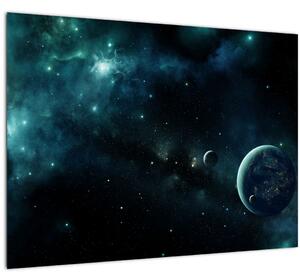 Obraz - Život ve vesmíru (70x50 cm)