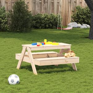 Piknikový stůl pro děti 88 x 97 x 52 cm masivní borové dřevo