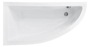Besco Praktika rohová vana 150x70 cm Levostranná bílá #WAP-150-NL