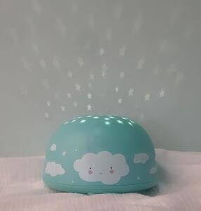 Dětská LED lampička s projektorem noční oblohy Cloud