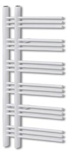 Žebříkový radiátor na ručníky - tvar E - ústřední topení | 600x1200 mm