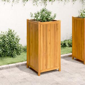 Zahradní truhlík s vložkou 50x50x100 cm masivní akáciové dřevo