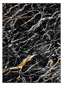 Dywany Łuszczów, Kusový koberec Allure 1963 black/gold, 120x170, černá, kancelář