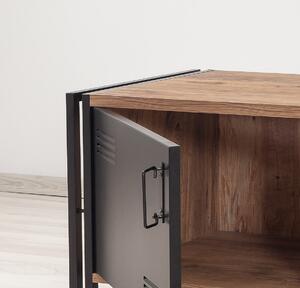 ASIR Televizní stolek COSMO FORIS borovice atlantic, černý