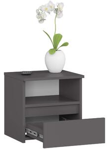 Ak furniture Noční stolek CL1 40 cm grafitově šedý